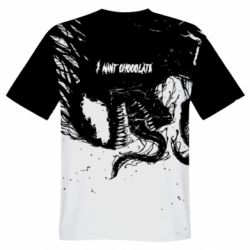 Чоловіча футболка 3D VENOM I want chocolate - PrintSalon