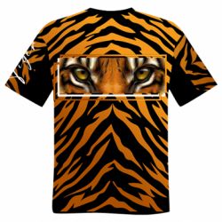 Чоловіча футболка 3D Погляд Тигра - PrintSalon
