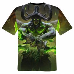 Чоловіча футболка 3D World Of Warcfart Illidan - PrintSalon