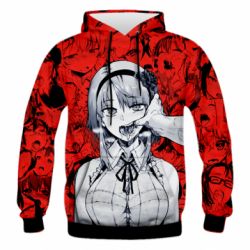 Чоловіче 3D худі Ахегао - PrintSalon