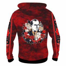 Чоловіче 3D худі Батько наш Бандера Мяу! - PrintSalon