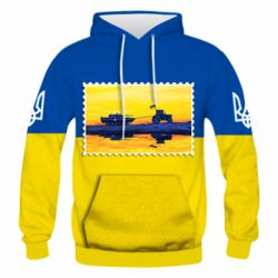 Чоловіче 3D худі Доброго вечора ми з України, марка - PrintSalon