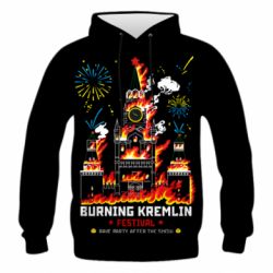 Чоловіче 3D худі Фестиваль палаючого Кремля - PrintSalon