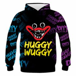 Чоловіче 3D худі Хагги Ваггі плей тайм - PrintSalon