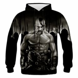 Мужское 3D худи Казаки - PrintSalon