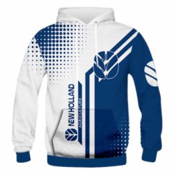 Чоловіче 3D худі NewHolland - PrintSalon