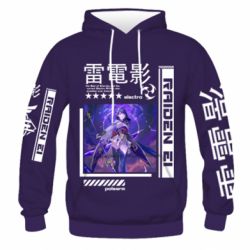 Чоловіче 3D худі Raiden Ei - PrintSalon