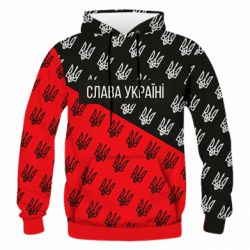 Чоловіче 3D худі Слава Україні, смерть ворогам! - PrintSalon
