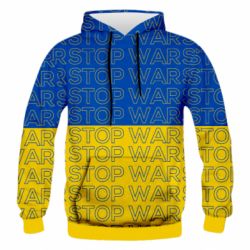 Чоловіче 3D худі Stop War Stop War - PrintSalon