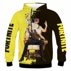 Мужское 3D худи A Boy And His Cat - PrintSalon