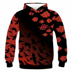 Чоловіче 3D худі Akatsuki Itachi - PrintSalon