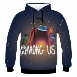 Мужское 3D худи Among Us 3D