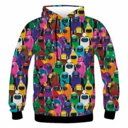 Чоловіче 3D худі Among Us Astronauts 3D - PrintSalon