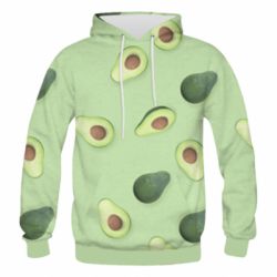 Чоловіче 3D худі Avocado - PrintSalon