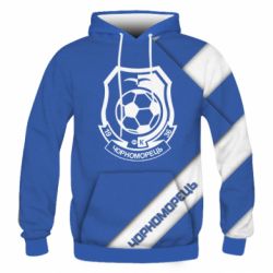 Мужское 3D худи Черноморец Арт - PrintSalon