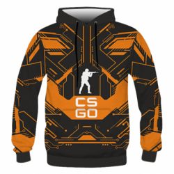 Чоловіче 3D худі CS GO Chip Texture - PrintSalon