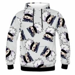 Чоловіче 3D худі Cute Satoru Gojo pattern - PrintSalon