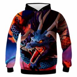 Чоловіче 3D худі Dragon Kaido - PrintSalon