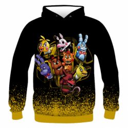 Мужское 3D худи Five Nights At Freddy"s - PrintSalon
