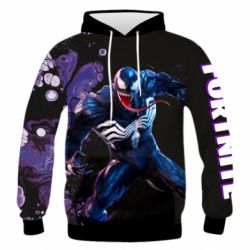 Чоловіче 3D худі Fortnite Venom - PrintSalon