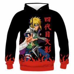 Чоловіче 3D худі Fourth Hokage Minato Namikaze - PrintSalon