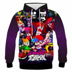 Мужское 3D худи Friday_Night_Funkin - PrintSalon