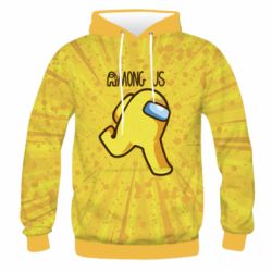 Мужское 3D худи Game hero and logo - PrintSalon