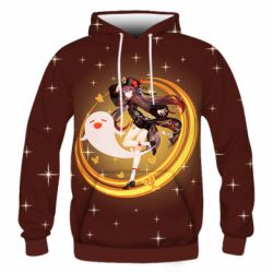 Чоловіче 3D худі Genshin Hu Tao - PrintSalon