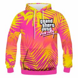 Мужское 3D худи GTA city - PrintSalon