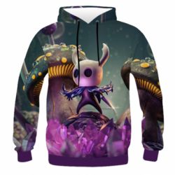 Чоловіче 3D худі Hollow Knight in the Crystal cave - PrintSalon