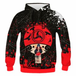 Мужское 3D худи Итачи Учиха