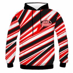 Мужское 3D худи Jawa and abstract background - PrintSalon