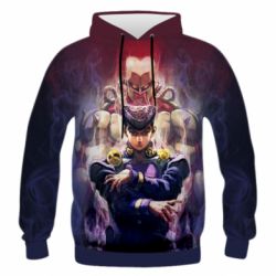 Мужское 3D худи Josuke Higashikata - PrintSalon