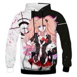 Чоловіче 3D худі Junko Enoshima Danganronpa - PrintSalon