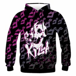 Чоловіче 3D худі Killer Queen Scull - PrintSalon