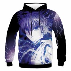 Чоловіче 3D худі Killua Hunter X Hunter - PrintSalon