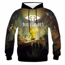 Чоловіче 3D худі Little Nightmares  art - PrintSalon