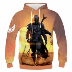 Чоловіче 3D худі Mandalorian - PrintSalon
