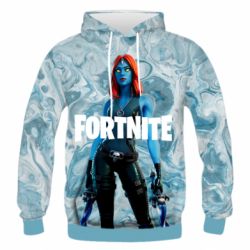 Чоловіче 3D худі Mistique Fortnite - PrintSalon