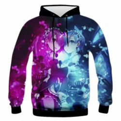 Мужское 3D худи Rам Rem - PrintSalon