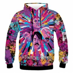 Чоловіче 3D худі RHCP Art