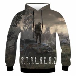 Мужское 3D худи Stalker2 3D - PrintSalon
