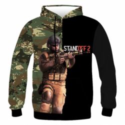 Мужское 3D худи Standoff 2 Camouflage - PrintSalon