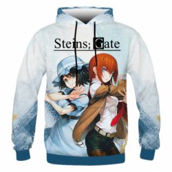 Чоловіче 3D худі Врата Штейна. Маюрі та макісе