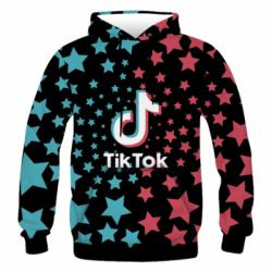 Мужское 3D худи TikTok Star - PrintSalon