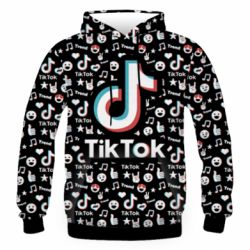 Мужское 3D худи TikTok Vibes - PrintSalon