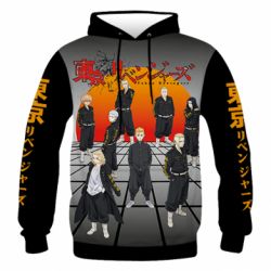 Чоловіче 3D худі Токійські Месники - PrintSalon