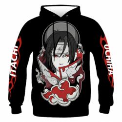 Чоловіче 3D худі Uchiha Itachi - PrintSalon