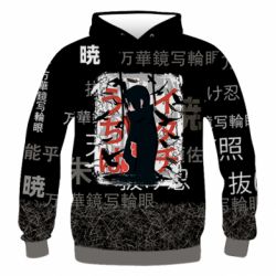 Чоловіче 3D худі Учіха Ітачі - PrintSalon