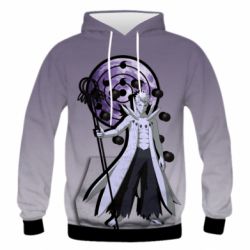 Чоловіче 3D худі Uchiha Obito - jinchuuriki form - PrintSalon